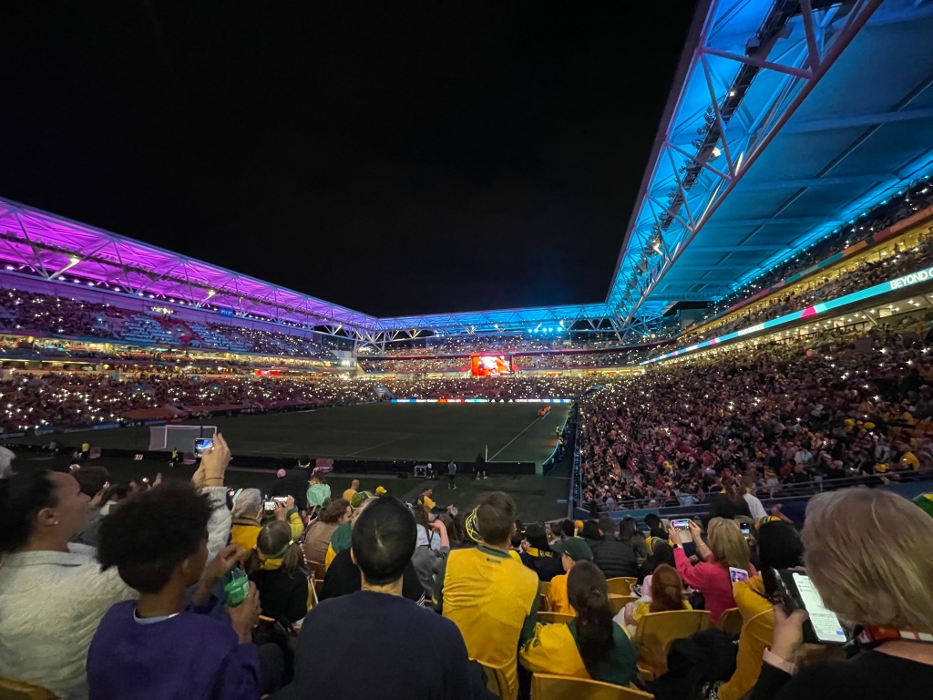 Photo From Inside Suncorp Stadium during Women's World Cup 27th July 2023